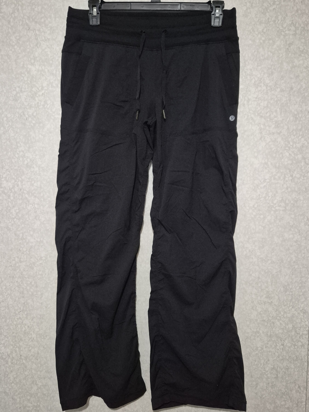 lululemon athletica Black Dance Studio Women's Drawstring Track Pants-Size:10